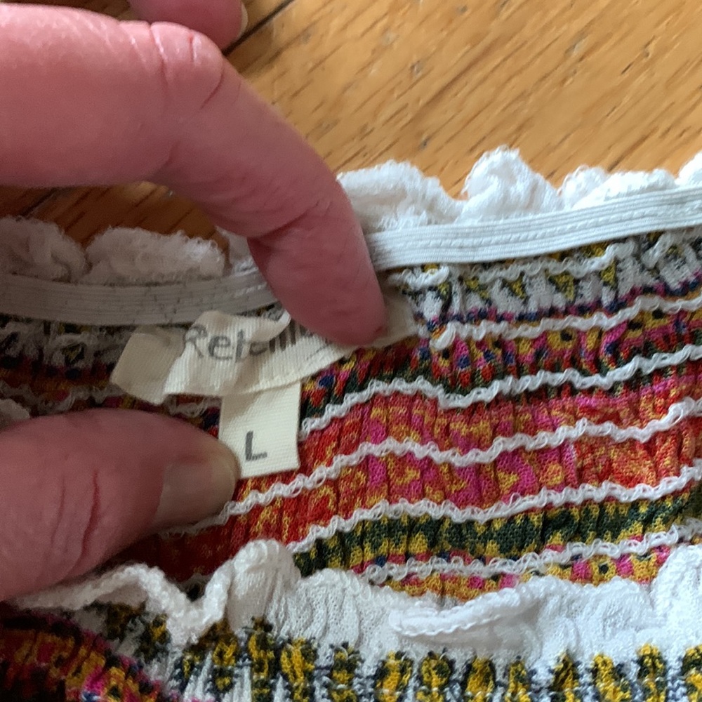 SOLD Cute boho top from Rebellion - Picture 4 of 6